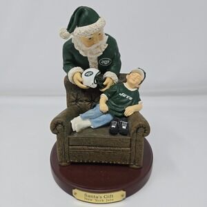 Santa's Gift New York Jets Figurine Memory Company 2001 Limited Series